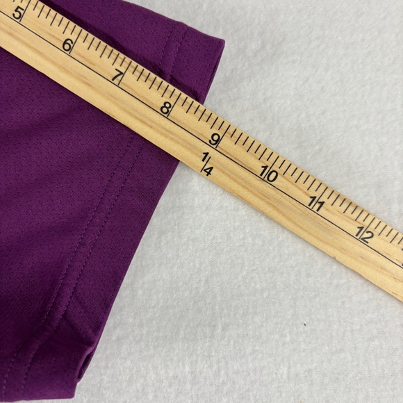 Puma, Polo Shirt, Purple, Logo on Front, Simbel on Back, 3 Button Collar, Size L - Picture 15 of 15